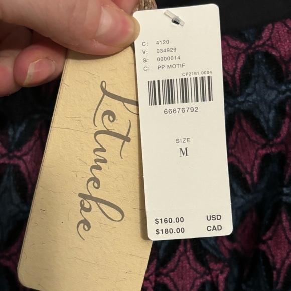 NEW Anthropologie X Let Me Be | Textured Maxi Skirt Sz M Blue Purple - Picture 12 of 12